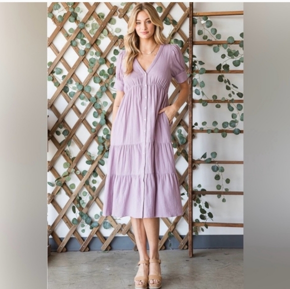 heyson Dresses & Skirts - Heyson Lavender Midi Dress